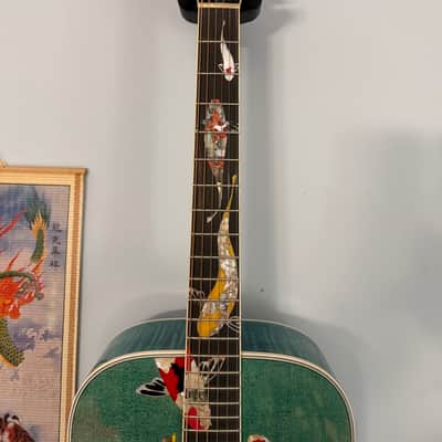Hsienmo D Custom Koi acoustic guitar 2025 image 5