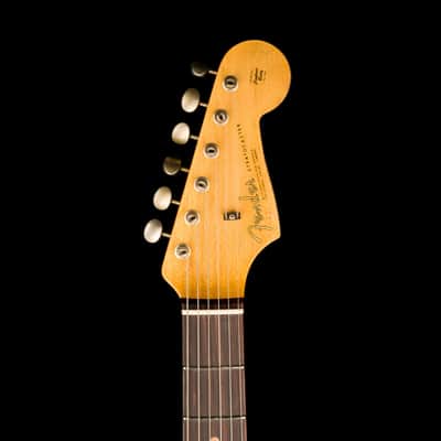 Used Fender Custom Shop 1963 Stratocaster Heavy Relic Crimson Burst - Truetone Color Set with OHSC image 16