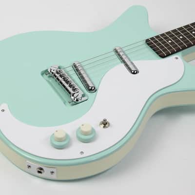 Danelectro 59M NOS Double Cutaway, Seafoam Green, New image 3