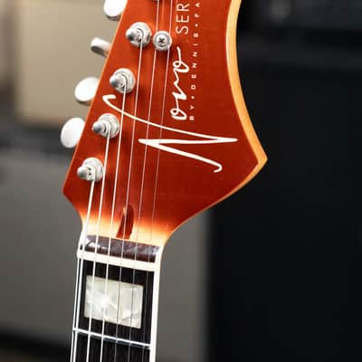 Novo Serus P2 Electric Guitar - Candy Apple Orange with Gig Bag image 6