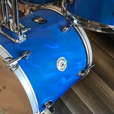 Ludwig 10”12” 16” Pinnacle Blue satin flame(Seller Refurbished) image 5