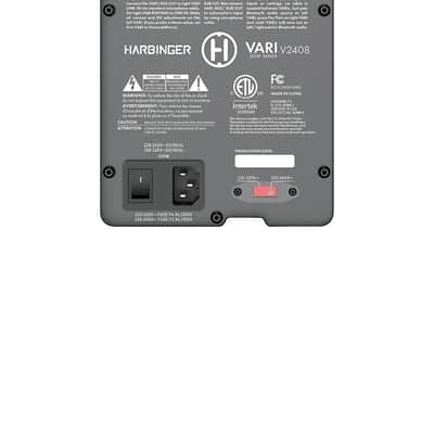 Harbinger VARI V2408 400-Watt Active PA Speaker with Bluetooth 2021 - Present - Black image 2