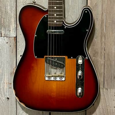 "NEW"  Fender Jason Isbell Signature Custom Telecaster, Road Worn Chocolate Sunburst, Includes FREE Fender Hard Shell Case ! image 2