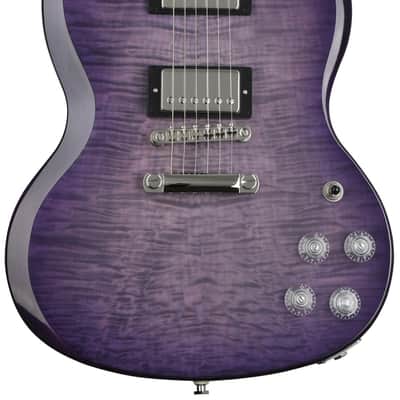 Epiphone SG Modern Figured Electric Guitar - Purple Burst image 1