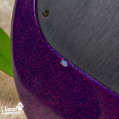 Super Rare! Hamer USA Limited Edition Californian Elite Reverse 1989 Purple Metal Flake w/OHSC image 10