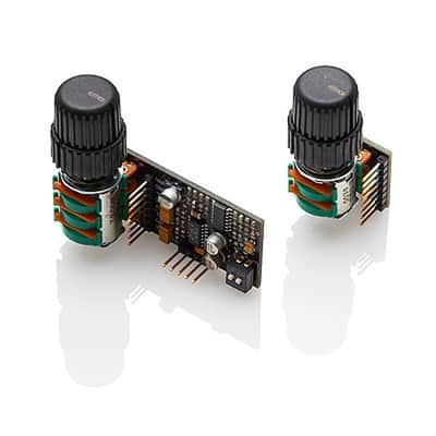 EMG BQC Control 1 or 2-Pickup 2-Knob 3-Band Treb/Bass Stack - Mid/Mid Stack image 1