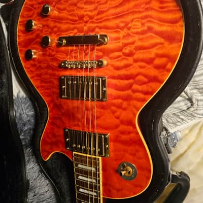 Edwards (ESP) Les Paul E LP 92SD/MQ - Quilted Mapletop image 10