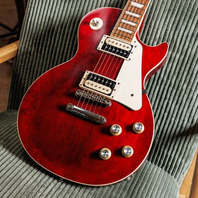 Gibson Les Paul Traditional Pro V Satin 2019 - Satin Wine Red image 3