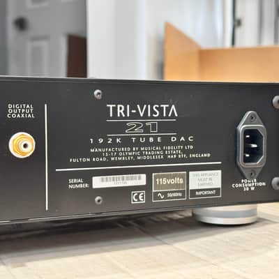 *OPEN BOX* Musical Fidelity Tri-Vista 21 24 Bit Tube DAC Silver Audiophile STORE DISPLAY image 7