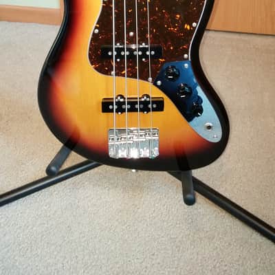 Fender Japan Jazz Bass Short Scale 2014 Three Tone Sunburst (JB62SS) image 2