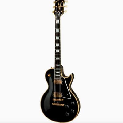 Gibson 1957 Les Paul Custom Reissue 2-Pickup VOS Ebony image 1