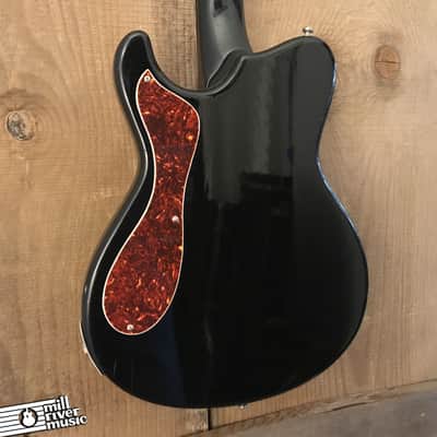Mosrite SM Singlecut Vintage Electric Guitar Black Modified 1977 image 5