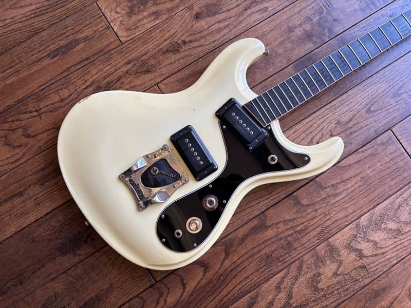 Mosrite Japan The Ventures Electric Guitar White MIJ image 1
