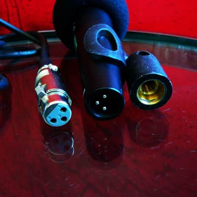 Vintage 1990's AKG D2002 dynamic hyper cardioid microphone Low Z w accessories image 13
