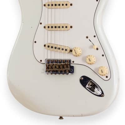 Fender Custom Shop 1969 Stratocaster Journeyman Faded Aged Olympic White image 3
