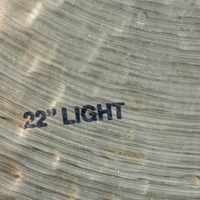 LUSH!! From 2003 22” Zildjian K CONSTANTINOPLE LIGHT Ride 2469g image 3