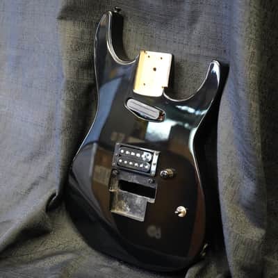 1995 ESP/Japan M-II DX Alder Guitar Body w/ Pickups - Black image 4