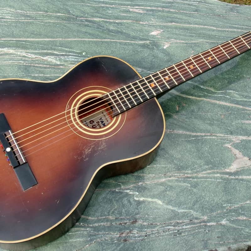 1961 Yamaha Nippon Gakki Dynamic Guitar No.10A Red Label Dark …