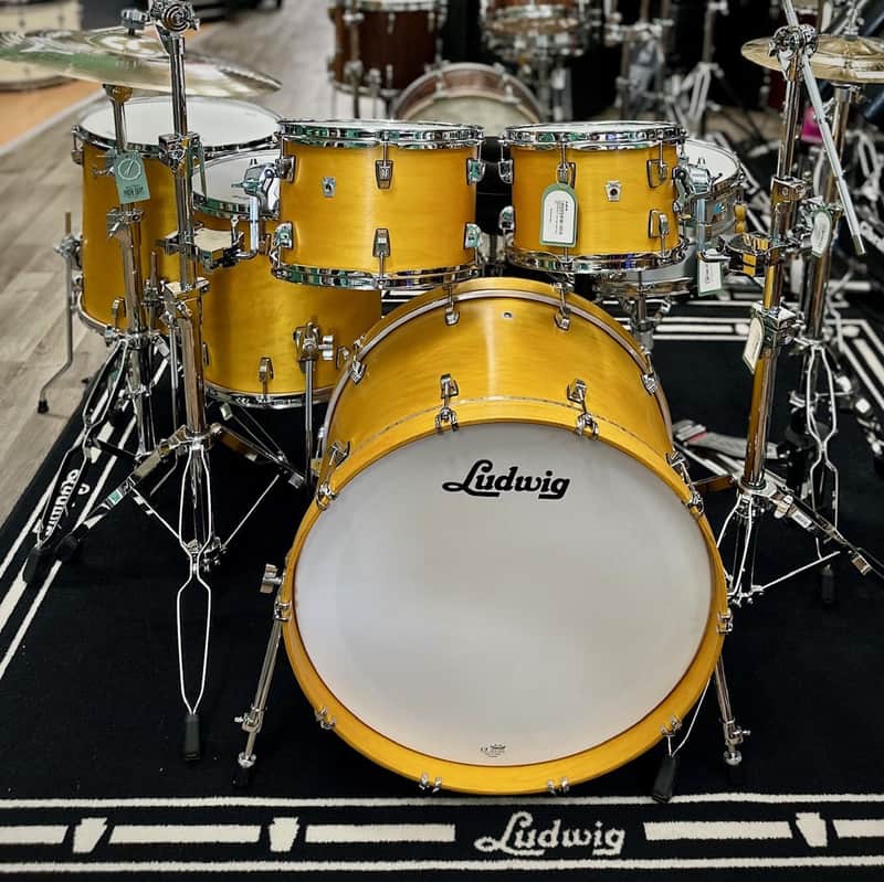 Ludwig Neusonic 5-Piece Satin Golden Slumbers Demo/Open Box image 1