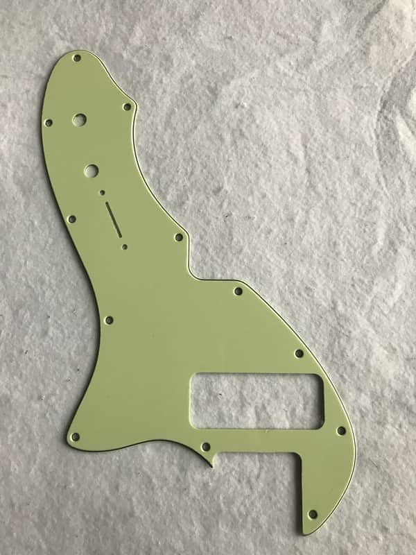 For Fender US Telecaster Thinline/Tele 69 P90 Guitar Pickguard,3 Ply Vintage Green image 1