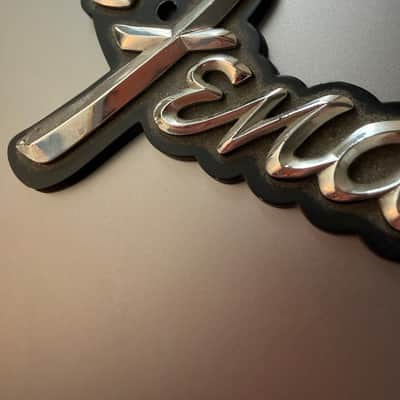 Fender 4,5” plastic amp logo Late 70s image 4