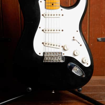 Fender American Vintage '57 Stratocaster Black Electric Guitar 2007 Pre-Owned image 1