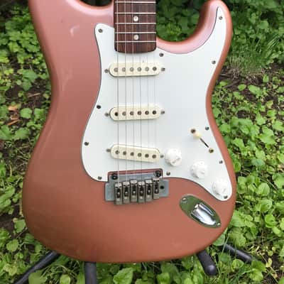 ESP lawsuit strathead 60's stratocaster in Burgundy Mist image 2