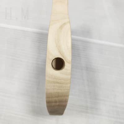 Unfinished Paulownia Wood Guitar Tele Style Body, String Through Bridge image 12