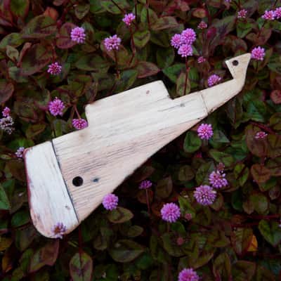 Golpeador artesanal para guitarras Les Paul – Hecho a mano con madera reciclada image 8