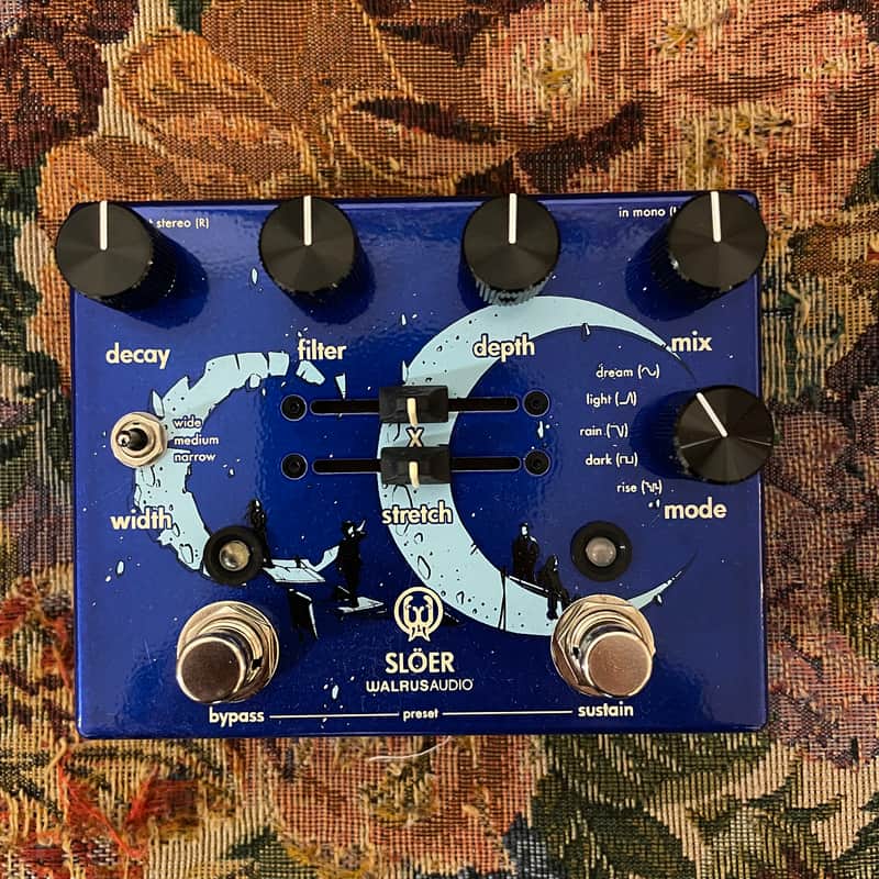 Walrus Audio Slöer Stereo Multi-Texture Reverb - Lollipop Blue image 1