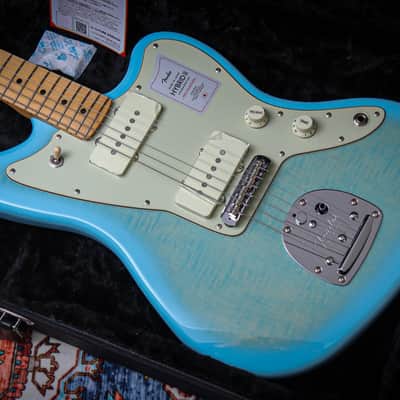 FENDER MIJ Hybrid II Jazzmaster FMT "Celeste Blue + Maple" (2024) image 2