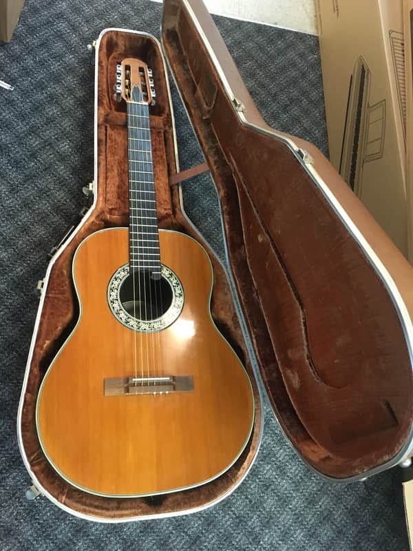 Vintage Ovation classical guitar model 1116-4 Made in USA image 1
