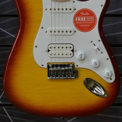 Fender Squier Affinity Series Stratocaster FMT HSS Sienna Sunburst Electric Guitar image 1