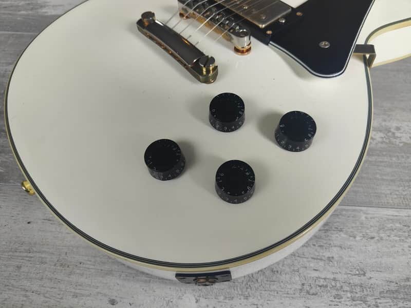 Blitz by Aria Pro II Les Paul Custom (White) | Reverb