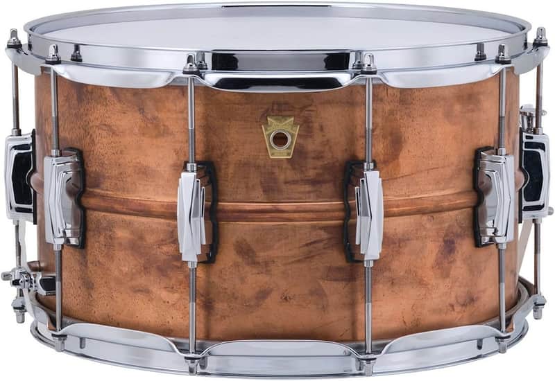 Ludwig Copper Phonic Snare Drum, 14 x8 in. image 1