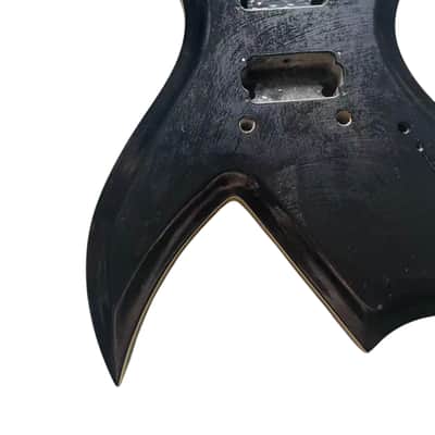 Black Solid Guitar BICH Style Body image 3