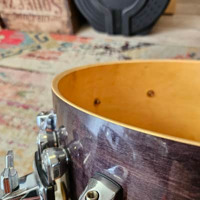Yamaha 14x12" Maple Custom Absolute Rack Tom - Plum 1988 image 13