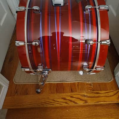 Tama Starclassic 22x16 Walnut/Birch Bass Drum - Phantasm Oyster image 2