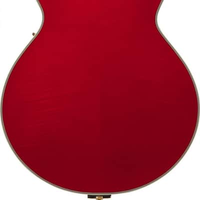 Ibanez GB10SEFM-SRR George Benson Signature Hollow Body Guitar 6-String  - Sapphire Red + Case image 16