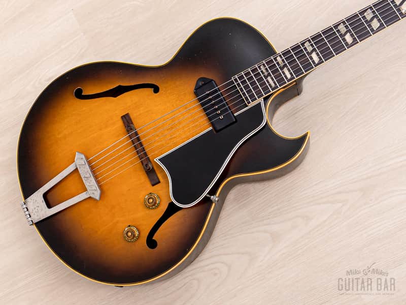 1956 Gibson ES-175 Vintage Archtop Electric Guitar Sunburst w/ P-90, Case
