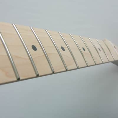 SALE* 1-Piece /Telecaster 21 JUMBO Frets/RAW Unfinished /Jumbo Frets/ Guitar Neck- Fits Fender/Warmoth TELE image 5