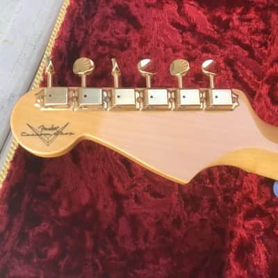 Fender Custom Shop limited edition 57 Vintage Custom Stratocaster,Mary Kay blonde,ash body,100% original,1 owner,COA,all papers,tweed case image 5