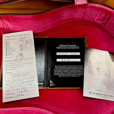 Gibson Custom Shop 1958 Les Paul Standard Reissue 2022 70th Ann - Iced Tea VOS imagen 22