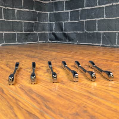 Pearl 10" Tom Long Lugs (Set of 6) – Chrome – 1 1/2" Hole Spacing – OEM Pearl Replacement Hardware image 9