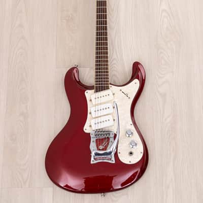 2004 Mosrite Eurorite 3 Pickup Non-Production Ventures-Style Guitar, Candy Apple Red w/ Case, Fillmore image 2