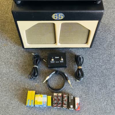 65 Amps Lil Elvis, Head and Cab w/footswitch and extras image 1