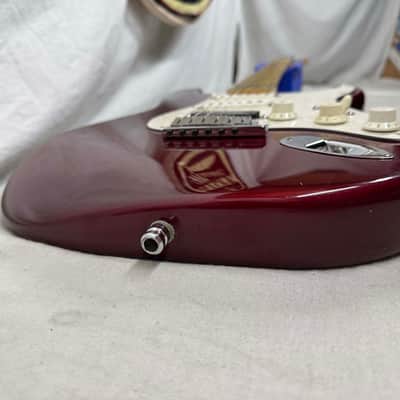 Fender American Standard Stratocaster Guitar 1995 - Candy Apple Red / Maple neck image 16
