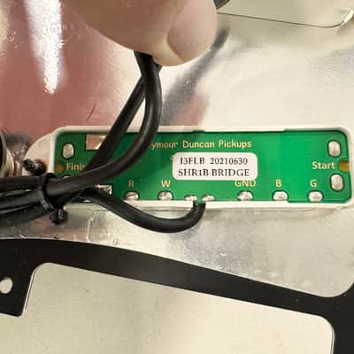 Seymour Duncan Triple Rails Loaded Black Pearl Pickguard Hot Rails Liberator System image 9