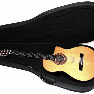 Guild GN-5 Classical Nylon-String Acoustic Electric Cutaway Guitar w/ Case image 9