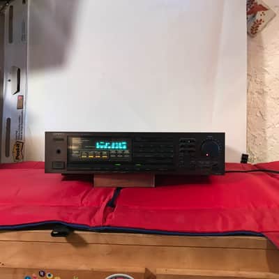 Onkyo TX-84 Quartz Synthesized Tuner Amplifier 1987 Black image 3